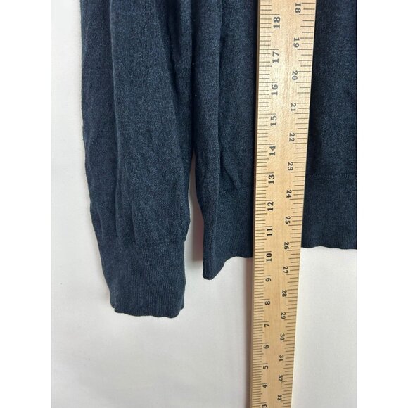 Banana Republic Luxury Blend Men's Sweater Large Classic Blue V-Neck - Picture 4 of 9